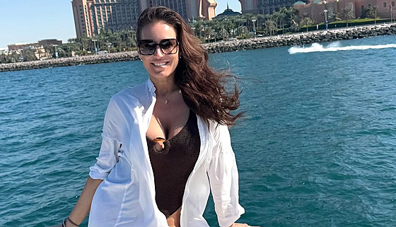 Lucie �légr na dovolené v Dubaji v lednu 2025
