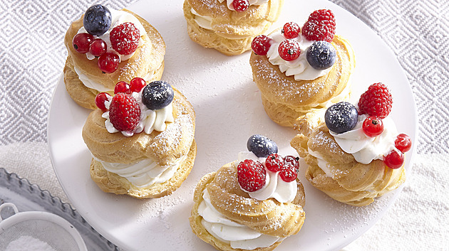 Mini věnečky s mascarpone krémem