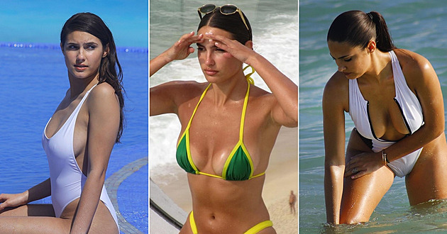 Přirozeně krásná Tao Wickrathová ukazuje dokonalé tělo v bikinách