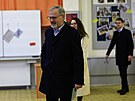 Premir Petr Fiala (ODS) u doplovacch sentnch voleb v Brn. Volii se mohli...