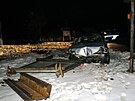Mladk narazil do budovy mstskho adu, odkud po nehod odjel, dle pak do...