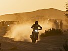 Prezident Petr Pavel na sedma�ty�icátém ro�níku Rallye Dakar 2025, který se...