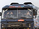 Prezident Petr Pavel na sedma�ty�icátém ro�níku Rallye Dakar 2025, který se...