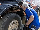Prezident Petr Pavel na sedma�ty�icátém ro�níku Rallye Dakar 2025, který se...