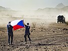 Prezident Petr Pavel na sedma�ty�icátém ro�níku Rallye Dakar 2025, který se...
