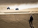 Prezident Petr Pavel na sedma�ty�icátém ro�níku Rallye Dakar 2025, který se...