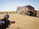 Prezident Petr Pavel na sedma�ty�icátém ro�níku Rallye Dakar 2025, který se...