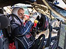 Prezident Petr Pavel na sedma�ty�icátém ro�níku Rallye Dakar 2025, který se...