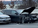 Na d�lnici D1 se srazilo �est aut, ve sm�ru na Prahu se tvo�� kolony