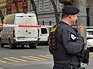 Zsah policie u podezel ltky v ulici Pernerova na Praze 8. (10. ledna 2025)