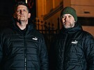 Daniel Kube (vlevo) a Michal Brna se stanou novmi trenry musk hzenksk...