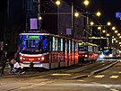 V Praze na Vr�ovick�m n�m�st� srazila tramvaj mu�e. (12. ledna 2025)