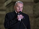 Praský primátor Bohuslav Svoboda na pietním aktu k uctní památky Jana Palacha...