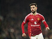 Bruno Fernandes z Manchesteru United b�hem utkání se Southamptonem.