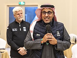 Prezident Petr Pavel na sedma�ty�icátém ro�níku Rallye Dakar 2025, který se...