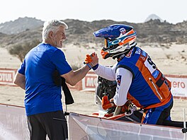 Prezident Petr Pavel na sedma�ty�icátém ro�níku Rallye Dakar 2025, který se...