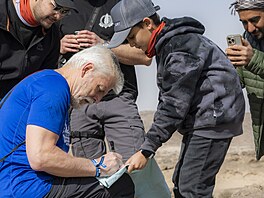 Prezident Petr Pavel na sedma�ty�icátém ro�níku Rallye Dakar 2025, který se...