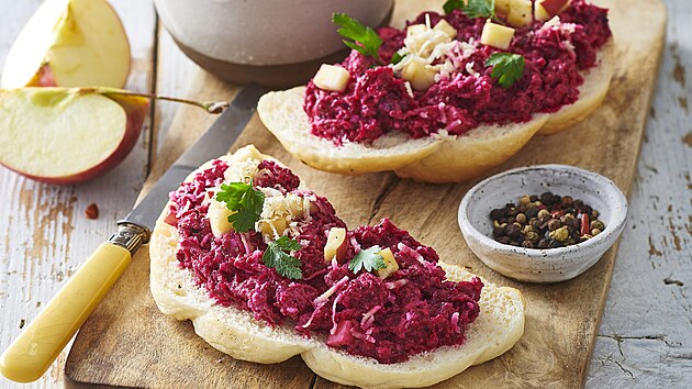 Pomazánka z ervené epy s kenem