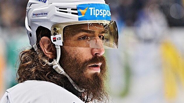 Peter Mueller, úto�ník Komety Brno. (leden 2025)