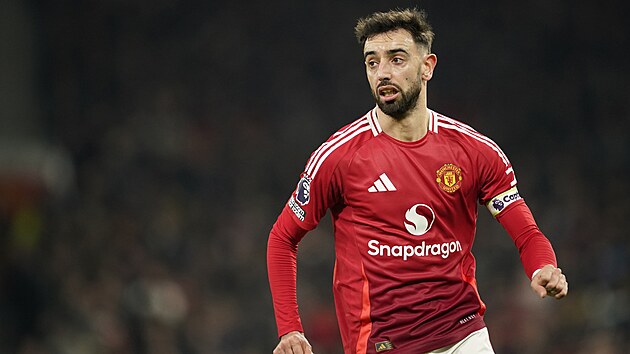 Bruno Fernandes z Manchesteru United b�hem utkání se Southamptonem.