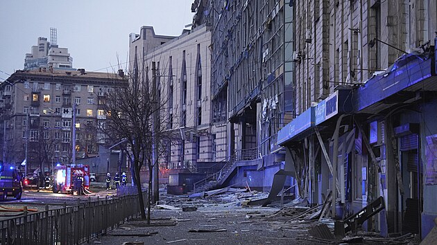 Rusko v noci na sobotu za�to�ilo na Ukrajinu v�ce jak pades�ti drony, v Kyjev� po n�letu zem�eli �ty�i lid�. (18. ledna 2024)