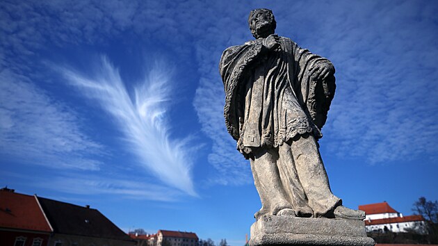 Vz�cn� jev v obla�nosti v �esk� Brtnici. (14. �nora 2024)