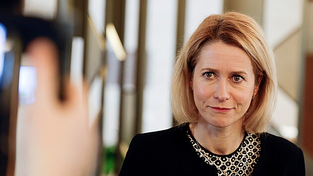 Pedstavitelka EU pro zahranin vci a bezpenostn politiku Kaja Kallasov na jednn o Srii. (12. ledna 2025)