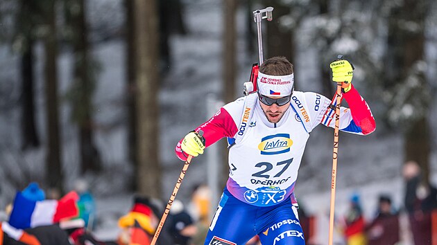 Michal Krm b musk sprint v Oberhofu.