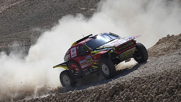 Martin Prokop během deváté etapy Rallye Dakar.