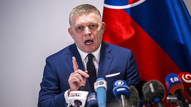 Slovensk� premi�r Robert Fico (9. ledna 2025)