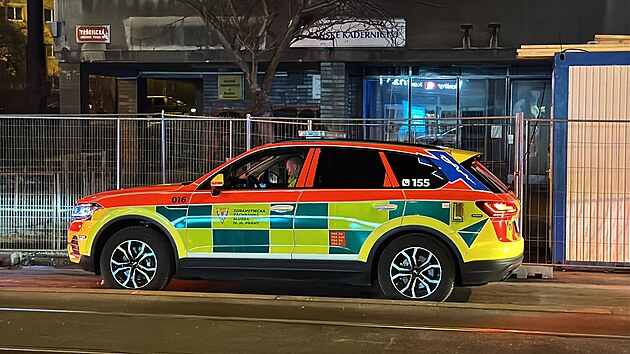 V Praze na Vr�ovick�m n�m�st� srazila tramvaj mu�e. (12. ledna 2025)