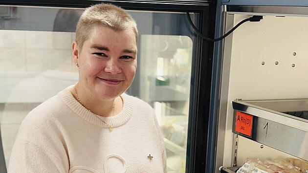 Kristna splnila svj slib a v polovin prosince navtvila olomouckou transfuzn stanici.