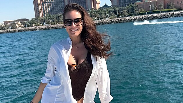 Lucie �l�gr na dovolen� v Dubaji v lednu 2025