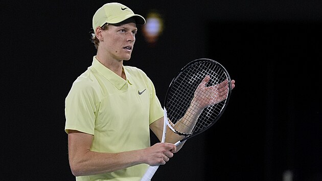 Jannik Sinner po postupu ze t�etího kola Australian Open.
