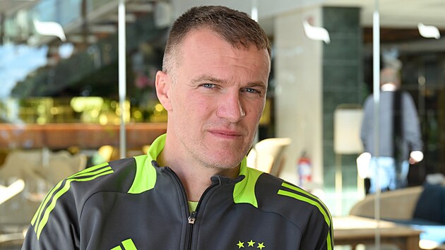 Michal V�vra na soust�ed�n� Sparty