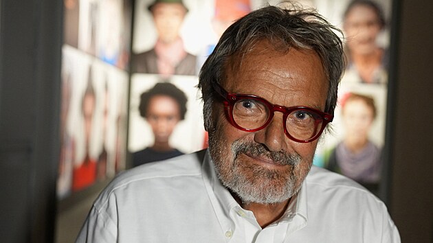 Italsk� fotograf a reklamn� tv�rce Oliviero Toscani.