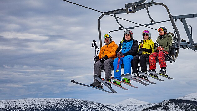 Ly�a�i na Medv�d�n� ve �pindlerov� Ml�n� (17. ledna 2025)