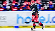 St�elec gólu Radovan Pavlík z Hradce Králové slaví se spoluhrá�i.