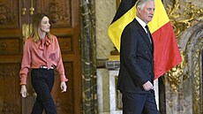 Belgický král Filip se setkal s vedoucími p�edstaviteli EU. (16. ledna 2025)