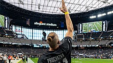 Zápasník Ji�í Procházka se p�ed turnajem UFC 311 p�edstavil na zápase...