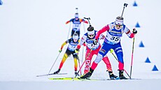 Tereza Voborníková b�hem vytrvalostního závodu Sv�tového poháru v Ruhpoldingu.