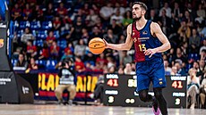 Tomá Satoranský z Barcelony v utkání ACB Ligy.