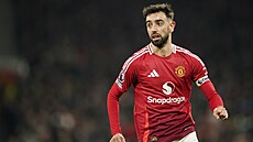 Bruno Fernandes z Manchesteru United b�hem utkání se Southamptonem.
