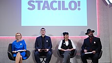 Tisková konference uskupení Stailo! k podpisu memoranda o spolupráci ve...