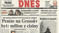 Na po�átku pádu Stanislava Grosse p�ed dvaceti lety byl novinový �lánek.