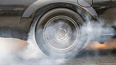Za sk�íp�ní brzd, burácení motoru kdy� pro�lapáváte plyn anebo �gumování�...