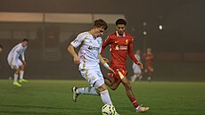 Momentka z utkání spar�anské rezervy proti Liverpoolu.