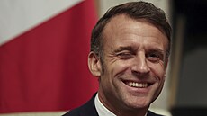 Emmanuel Macron p�i jednání s britským premiérem Keirem Starmerem (9. ledna...