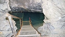 Zatopený d�l Hrani�ná na Jesenicku.