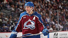 Hokejový úto�ník Mikko Rantanen v dresu Colorada